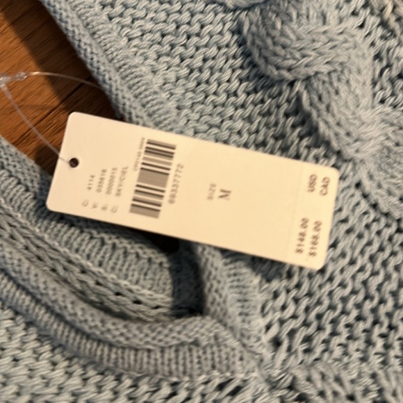 NWT! Anthropologie pilcro surf destroy ruggedcable knit pullover sweater - Picture 5 of 7